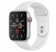 Apple Watch Series GPS+Cellular pametna ura, 44 mm, aluminij srebrna/bela 