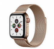 Apple Watch Series GPS+Cellular pametna ura, 40 mm, nerjaveče jeklo, zlat pas 