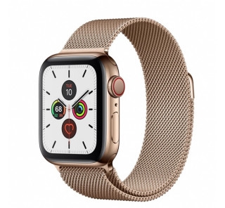 Apple Watch Series GPS+Cellular pametna ura, 40 mm, nerjaveče jeklo, zlat pas Mobile