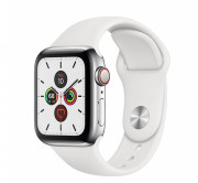 Apple Watch Series GPS+Cellular pametna ura, 40 mm, nerjaveče jeklo, siva/bela 