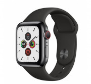 Apple Watch Series GPS+Cellular pametna ura, 40 mm, nerjaveče jeklo, siva/črna 