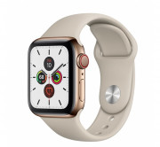 Apple Watch Series GPS+Cellular pametna ura, 40 mm, nerjaveče jeklo, zlata/siva 