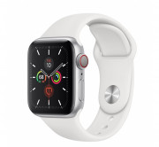 Apple Watch Series GPS+Cellular pametna ura, 40 mm, aluminij srebrna/bela 