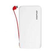 AWEI P10K Powerbank 6000 mAh Bela 