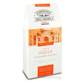 Compagnia Dell`Arabica Caffé India Monsooned Malabar mleta kava 250 g Dom