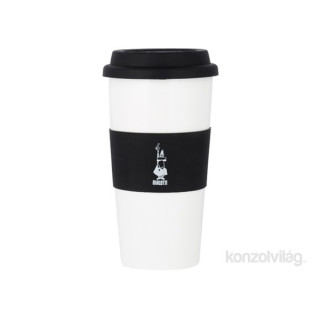 Prenosna skodelica za kavo iz črnega porcelana Bialetti "Coffe to go" 400 ml Dom