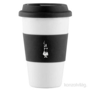 Prenosna skodelica za kavo iz črnega porcelana Bialetti "Coffe to go" 300 ml Dom