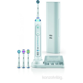 Oral-B PRO 9000 bela električna zobna ščetka Cross Action Dom