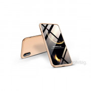 GKK GK0263 3v1 iPhone XS Max Gold zaščitna torbica 