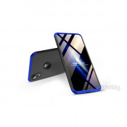 GKK GK0289 3v1 iPhone XR Logo črno/modra zaščitna torbica 