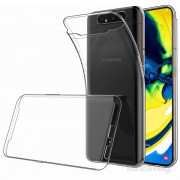 Cellect TPU-SAM-A80-TP prosojen tanek silikonski zadnji del Samsung Galaxy A80 