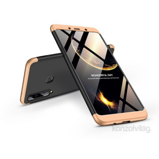 GKK GK0338 3v1 Samsung A9 2018 Black-Gold zaščitna torbica Mobile