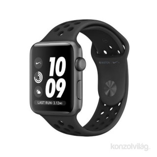 Apple Watch Nike+ Series 38 mm sivo aluminijasto ohišje, antracit siva/črna pametna ura Nike s športnim paščkom Mobile