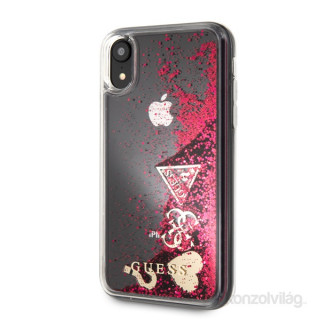 Ovitek Guess iPhone XR z bleščečimi srčki Mobile