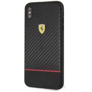 Ferrari On-Ttrack racing iPhone XS MAX karbon in mehka mehka guma Mobile