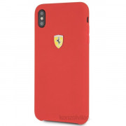 Silikonski ovitek Ferrari iPhone XS MAX SF Red 