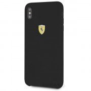 Silikonski ovitek Ferrari iPhone XS MAX SF Black 