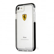 Ferrari iPhone prosojen svetlo črn ovitek 