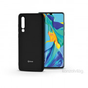 Črn silikonski ovitek Roar All Day za Huawei P30 Roar KC0309 