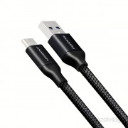 MOBIL-CASE AXAGON USB-C USB-A 3.2 Gen kabel 0,5m Črn 