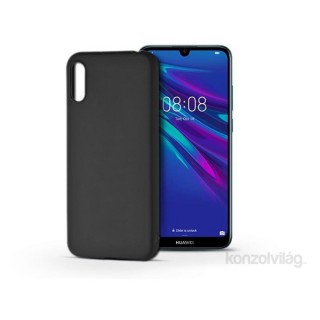 Haffner PT-5077 SOFT Črn silikonski zaščitni ovitek za telefon Huawei Y6 2019 Mobile