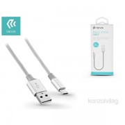 Devia ST328084 Phezz srebrna Micro USB podatkovni in polnilni kabel 25 cm powerbank kabel 