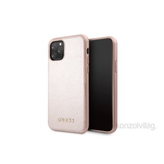 Ovitek iz umetnega usnja GUESS iPhone 11 Pro Rose Gold Mobile