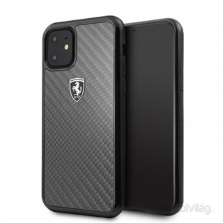 Ovitek FERRARI On Track za iPhone 11 črn iz mehkega PU gume Mobile