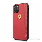 FERRARI On Track iPhone 11 rdeč ovitek iz mehke PU gume 