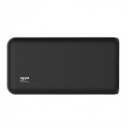 Silicon PowerBank 20000mAh S200 PowerBank črna (USB1: DC 5V/2.1A, USB2: 5V 1A) 