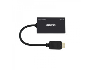 PRIBLIŽNO Kabelski pretvornik - HDMI v VGA adapter + avdio izhod Dom