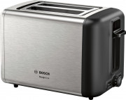Bosch TAT3P420 DesignLine srebrno-črni opekač kruha 