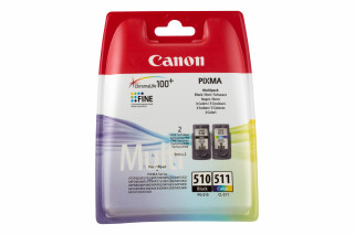 Canon PG-510/CL-511 črnilna kartuša 2 kos(-i) Izvirnik Standardni izkoristek Črna, Cijan, Škrlatna, Rumena PC