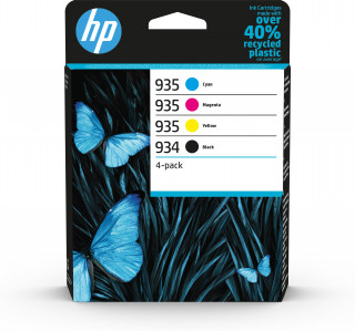 HP 934 Black/935 Cyan/Magenta/Yellow 4-pack Original Ink Cartridges PC