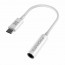 Promate AUXLink-C avdio kabel 0,12 m 3.5mm USB Bela thumbnail