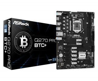 Asrock Q270 Pro BTC+ Intel® Q270 LGA 1151 (vtičnica H4) ATX PC