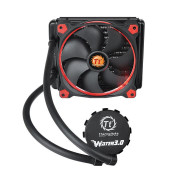 Thermaltake Water 3.0 Riing Red 140 Procesor Tekočinski hladilnik "vse v enem" Črna, Rdeča 1 kos(-i) 