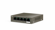 Tenda TEF1105P-4-63W Brez upravljanja Fast Ethernet (10/100) Power over Ethernet (PoE) Črna 