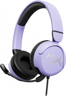 HyperX Cloud Mini - Gaming Headset (Lavender) Slušalke z mikrofonom Žični Naglavni trak Igranje iger Črna, Sivka PC