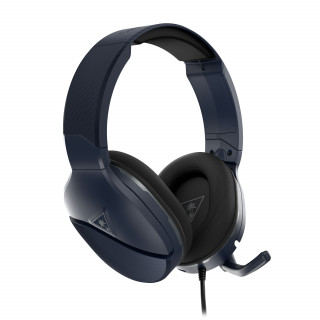 Turtle Beach Recon 200 Gen 2 Slušalke z mikrofonom Žični Naglavni trak Igranje iger Črna, Temnomodra PC