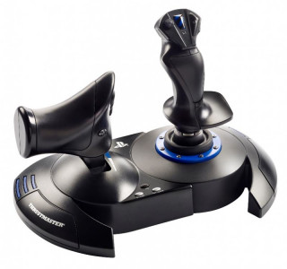 Thrustmaster T.Flight Hotas 4 Črna, Modra USB 2.0 Igralna palica Digitalni PC, PlayStation 4 PC