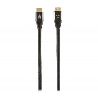 Spartan Gear - kabel HDMI 2.1 - 1,5 m; pozlačen priključek iz cinkove zlitine PC