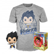 Funko Pop! Dragon Ball Z: Vegeta vinilne škatle za majice in majice M, komplet 