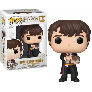 Funko Pop! Harry Potter: Čarovniški svet - Neville Longbottom s knjigo pošasti št. 116 Vinyl Figura Merch