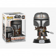 Funko Pop! Vojna zvezd: Mandalorian - Mandalorian #326 Vinilna figura z vrtljivo glavo 