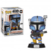 Funko Pop! Star Wars: The Mandalorian - Heavy Infantry Mandalorian (kovinska) #348 Bobble-Head vinilna figura 