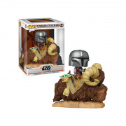 Funko Pop! #416 Deluxe: Mandalorian - Mando na Bantha z otrokom 