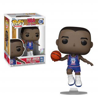 Funko Pop! #138 NBA: Legends-Magic Johnson (BlueAllStarUni1991) Merch