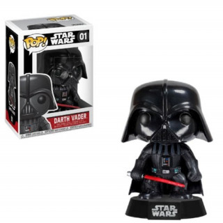 Funko Pop! #01 Vojna zvezd: Figura z nihajočo glavo Dartha Vaderja Merch