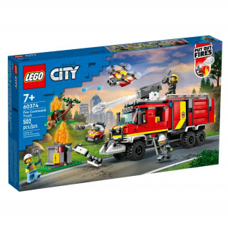 LEGO City Tovornjak gasilskega poveljstva (60374) Igra 